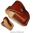 Etui skórzane do zapalniczek Zippo (brązowe-szlufka)